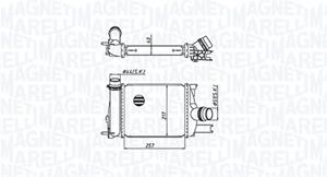 Magneti Marelli Ladeluftkühler  351319205390