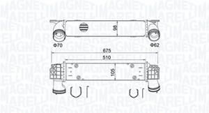 Magneti Marelli Ladeluftkühler  351319205460