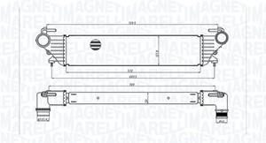 Magneti Marelli Ladeluftkühler  351319205530