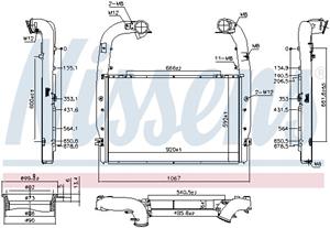 Nissens Ladeluftkühler  961578