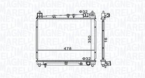 Magneti Marelli Kühler, Motorkühlung  350213152900