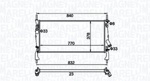 Magneti Marelli Kühler, Motorkühlung  350213158900