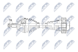 NTY Antriebswelle Vorderachse links  NPW-VW-063