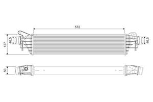 Valeo Ladeluftkühler  818697