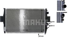 Mahle Original Kühler, Motorkühlung  CR 739 000S