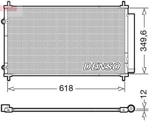 Kondensator, Klimaanlage Denso DCN50117