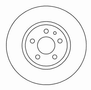 ABS Bremsscheibe Vorderachse  16938