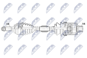 NTY Antriebswelle Vorderachse rechts  NPW-MZ-064