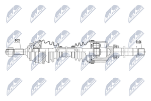 NTY Antriebswelle Vorderachse rechts  NPW-PE-047