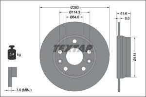 nissan Remschijf 92337703