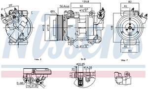 citroen Compressor, airconditioning 891016