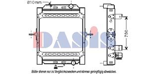 AKS Dasis Kühler, Motorkühlung  390032N
