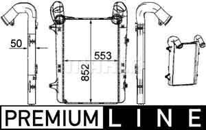 Mahle Original Ladeluftkühler  CI 253 000P