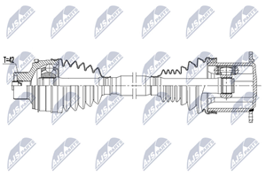 NTY Antriebswelle Vorderachse  NPW-AU-037