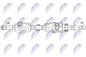 NTY Antriebswelle Vorderachse rechts  NPW-NS-094