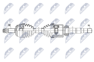 NTY Antriebswelle Vorderachse rechts  NPW-NS-114