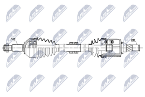 NTY Antriebswelle Vorderachse links  NPW-NS-120