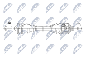 NTY Antriebswelle Vorderachse rechts  NPW-PE-049