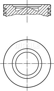 Kolben MAHLE 007 PI 00106 002