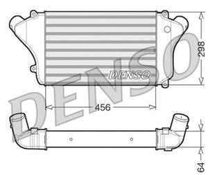 Ladeluftkühler DENSO DIT45004