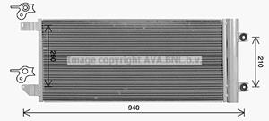 highwayautomotive A/C condensor AVA COOLING MN5151D AVA