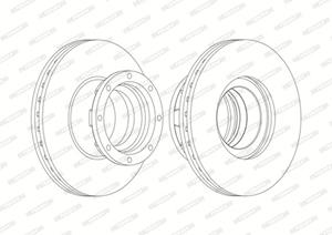 Ferodo Bremsscheibe  FCR216A