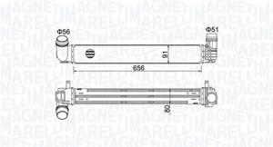 Magneti Marelli Ladeluftkühler  351319204730