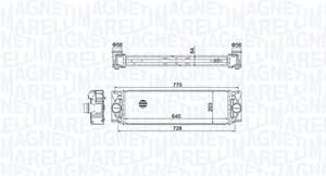 Magneti Marelli Ladeluftkühler  351319205050