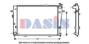 AKS Dasis Kühler, Motorkühlung  560026N