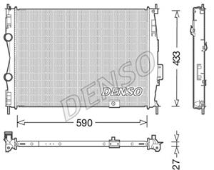 Denso Kühler, Motorkühlung  DRM46051