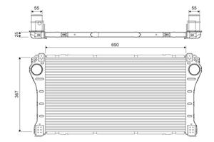 Valeo Ladeluftkühler  818387