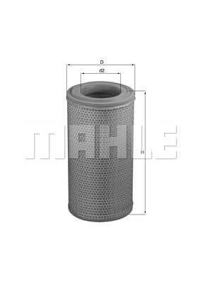 Mahle Original Luftfilter  LX 1629