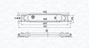 Magneti Marelli Ladeluftkühler  351319204110