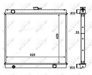 Radiator nrf 56016