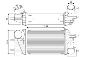 Valeo Ladeluftkühler  822919