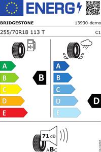 Bridgestone D-685 demo 255/70 R18 113T