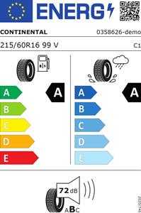 Continental Eco 6 vol xl demo 215/60 R16 99V