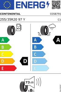 Continental Sc-6 # fr xl 255/35 R20 97Y