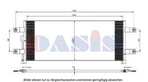 AKS Dasis Kondensator, Klimaanlage  132013N