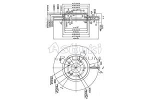 Ashuki Bremsscheibe Vorderachse  H039-82