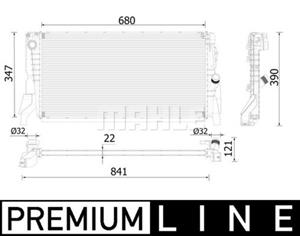 Mahle Original Kühler, Motorkühlung  CR 2318 000P