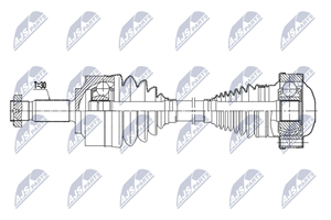 NTY Antriebswelle Vorderachse  NPW-ME-126