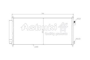 Ashuki Kondensator, Klimaanlage  H559-42