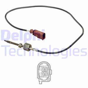 Sensor, Abgastemperatur Delphi TS30252