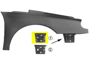 Renault Voorspatbord Rechts -6/98