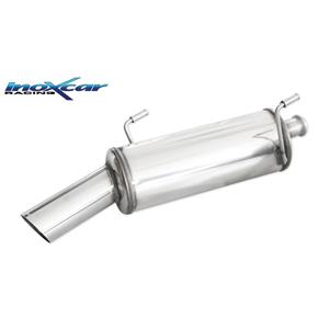 Peugeot 100% RVS Sportuitlaat passend voor  206 1.4 75pk 2001-2006 1x90mm Rally