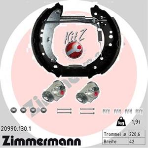 Bremsbackensatz Hinterachse Zimmermann 20990.130.1