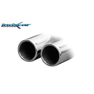 Volkswagen 100% RVS Dubbele sportuitlaat passend voor  Golf VII 1.4 125pk 2013- 2x80mm