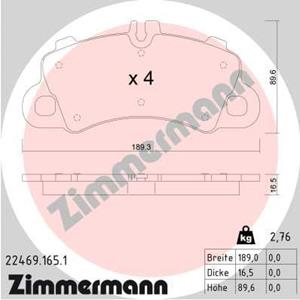 Porsche Remblokkenset, schijfrem