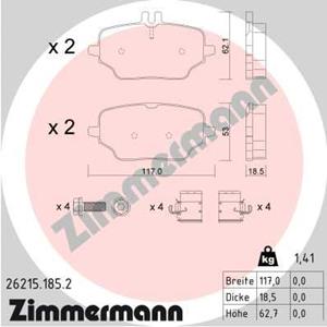 Mercedes-Benz Remblokkenset, schijfrem